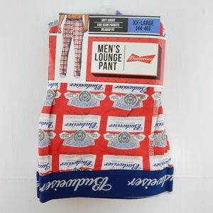 Men/'s Jogger Pant Bud Light Size 2XL 44-46 Pajama Lounge NEW
